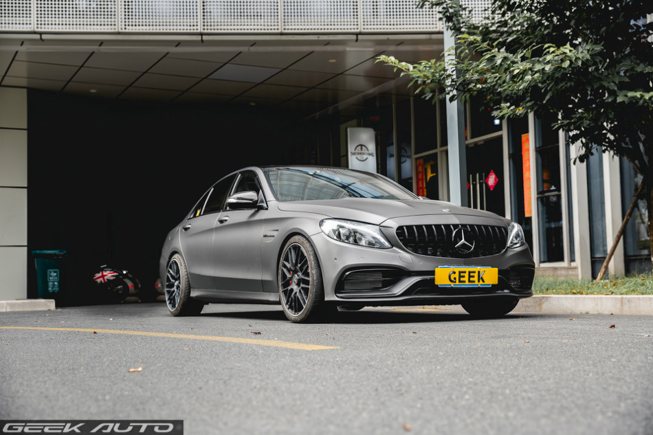 奔驰C200改AN c63包围
